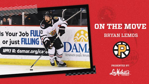 PROVIDENCE SIGNS BRYAN LEMOS TO PTO