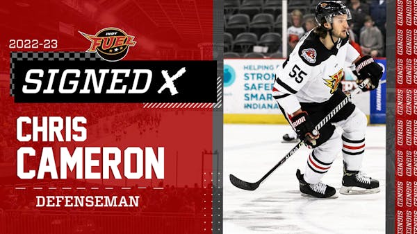 INDY RE-SIGNS DEFENSEMAN CHRIS CAMERON