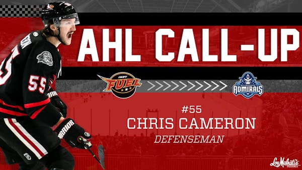 CHRIS CAMERON GETS FIRST AHL CALL-UP