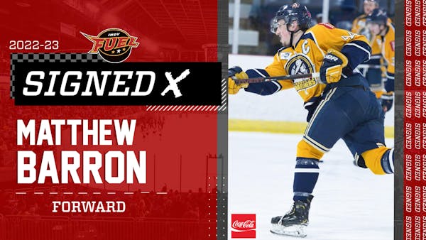 INDY SIGNS FORWARD MATTHEW BARRON