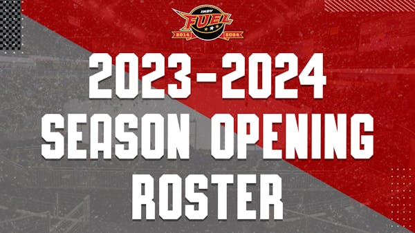 INDY RELEASES 2023-24 SEASON OPENING ROSTER