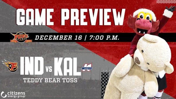 FUEL HOST KALAMAZOO FOR TEDDY BEAR TOSS NIGHT