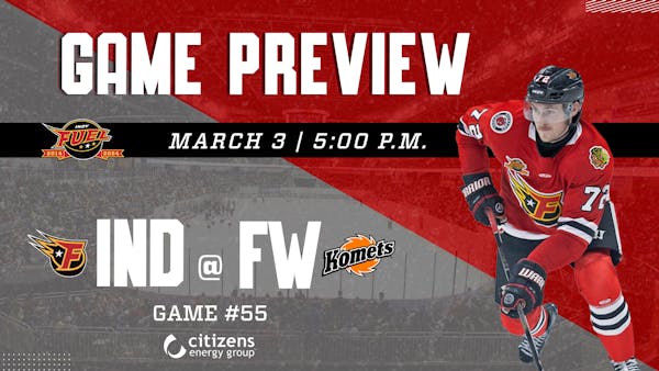 FUEL HEAD TO FORT WAYNE FOR IN-STATE MATCHUP