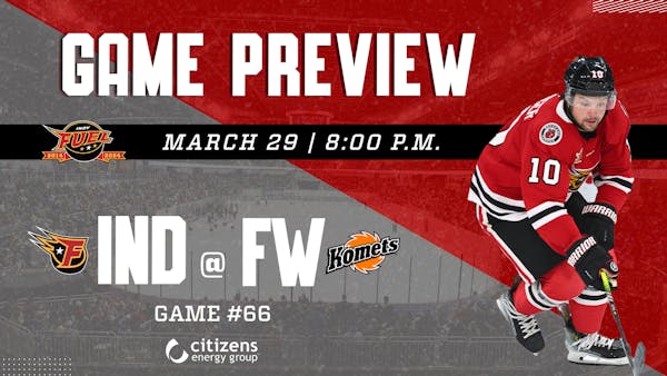 DIVISIONAL BATTLE FRIDAY NIGHT IN FORT WAYNE