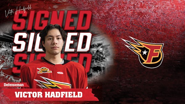 INDY RE-SIGNS DEFENSEMAN VICTOR HADFIELD