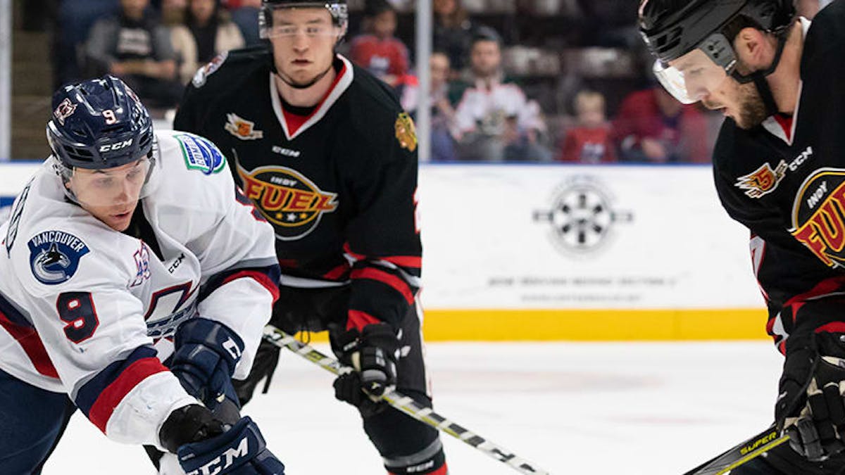 Wings pull away late to down Fuel in Kalamazoo