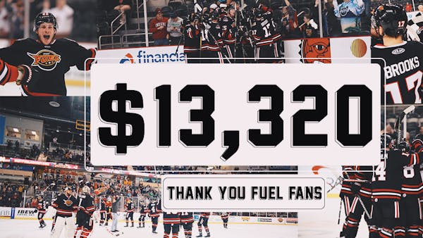 Fuel raise over 13,000 for ECHL Player Relief Fund