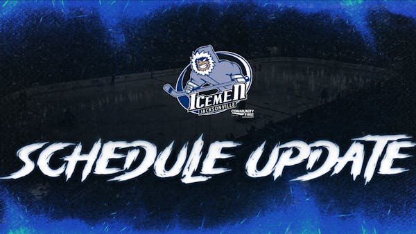 Icemen Announce Game Change to Road Schedule