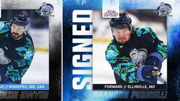 Mackenzie Dwyer & Brandon Puricelli Return to Icemen