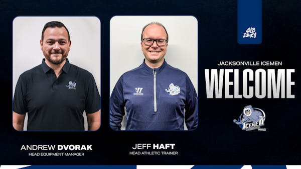 Icemen Add Dvorak & Haft to Hockey Operations Department