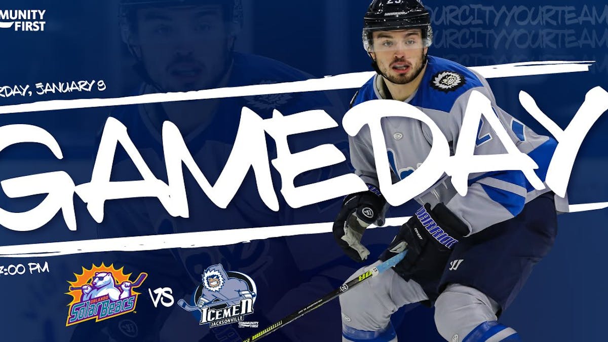 GAME PREVIEW:  Solar Bears at Icemen, January 9, 2021