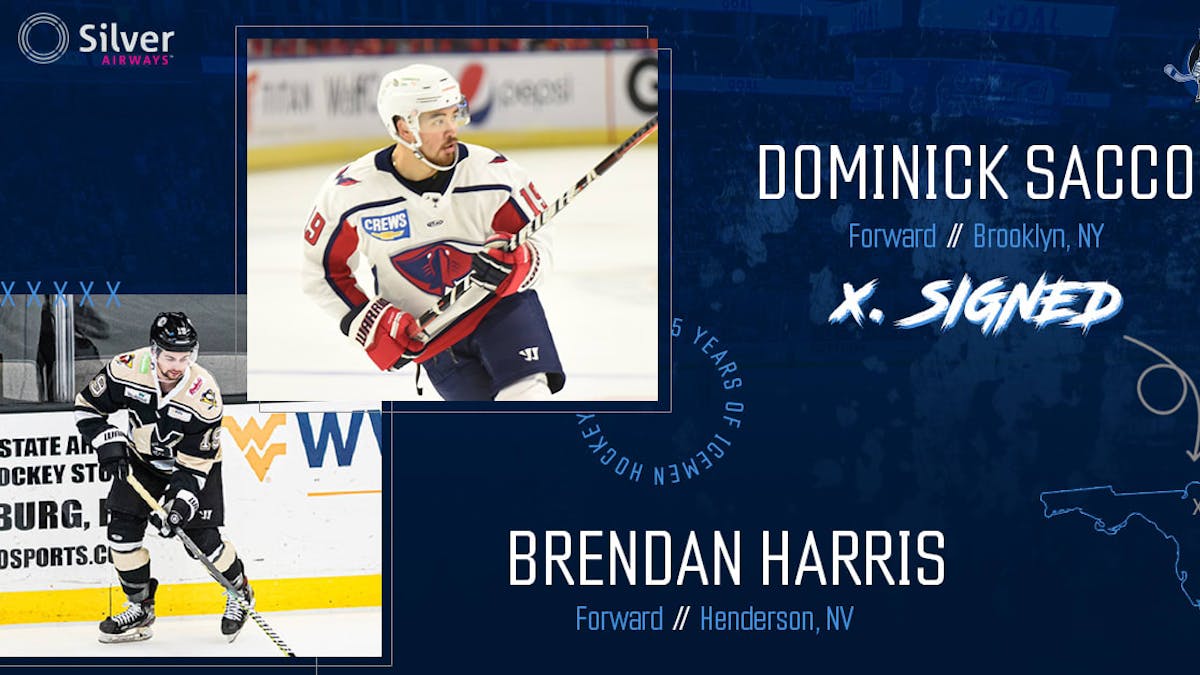 Icemen Acquire Forwards Sacco & Harris