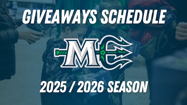 MAINE MARINERS ANNOUNCE 2025-26 GIVEAWAYS