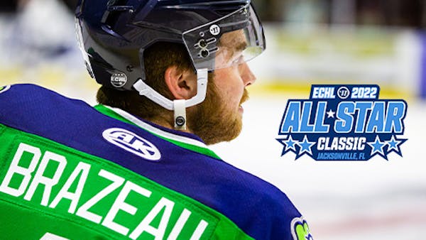 BRAZEAU NAMED TO ECHL ALL-STAR CLASSIC