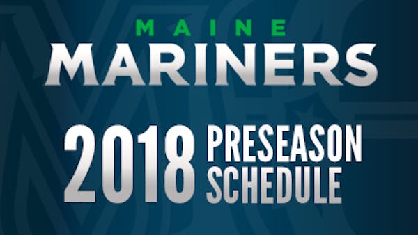 MARINERS ANNOUNCE PRESEASON SCHEDULE