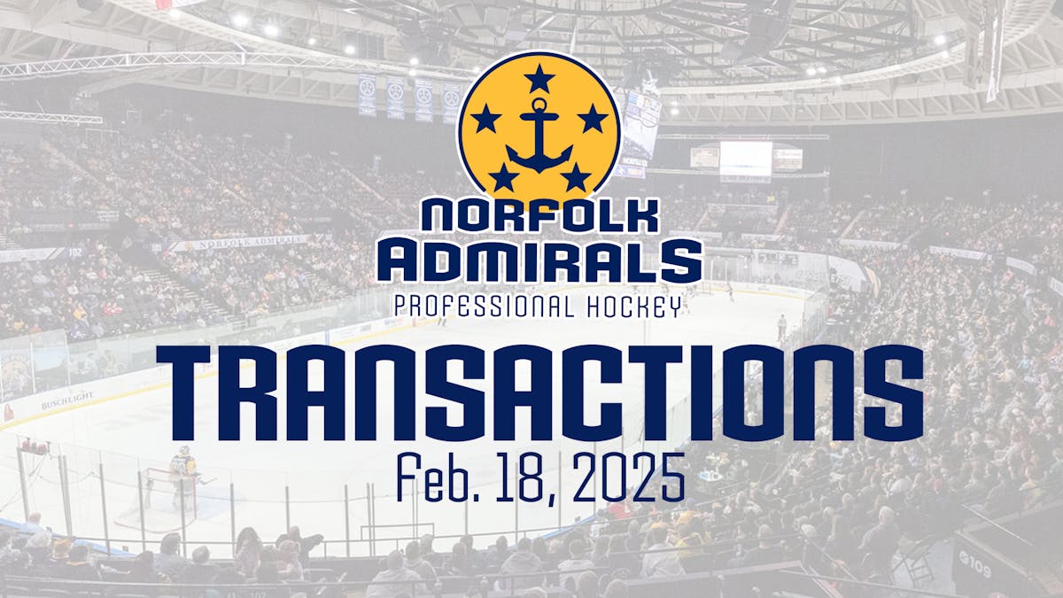 NEWS | Admirals Announce Multiple Transactions