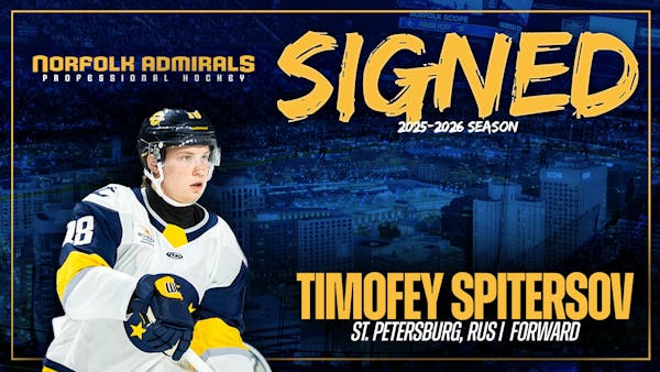 SIGNING | Rookie Forward Timofey Spitserov Inks Contract with Norfolk