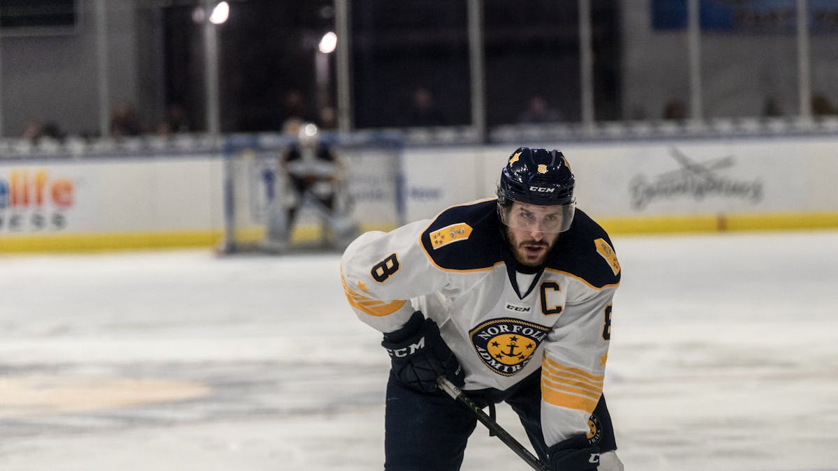 Alberga's Goal Not Enough as Admirals Fall to Railers