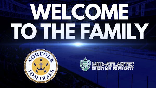 Norfolk Admirals Announce Partnership with Mid-Atlantic Christian University