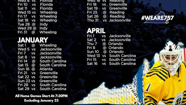 Admirals Announce Two Schedule Changes For 2021-22 Season
