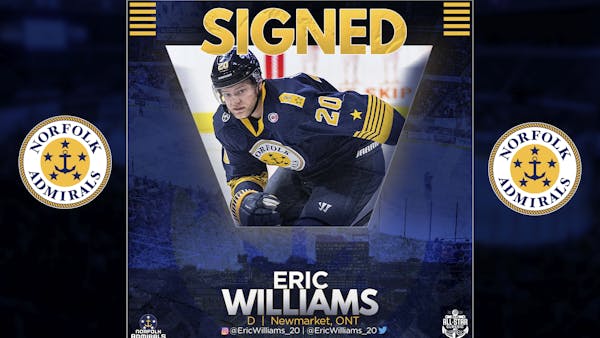 Defenseman Eric Williams Re-Signs With Admirals