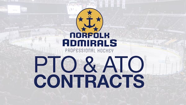 Admirals Announce Tryout Contracts For Training Camp