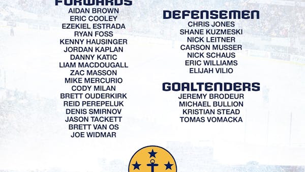 Admirals Announce 2022 Training Camp Roster