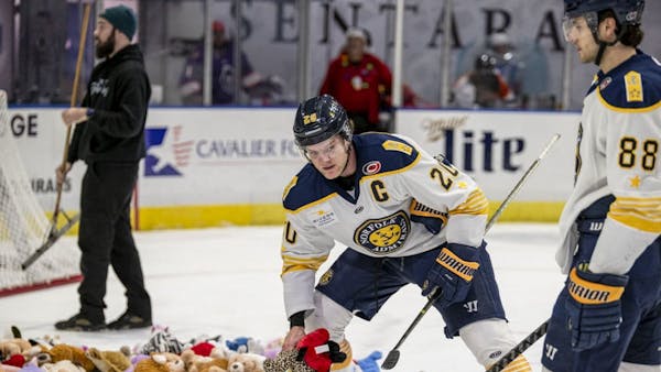 Admirals Outmuscle Royals On Teddy Bear Toss Night