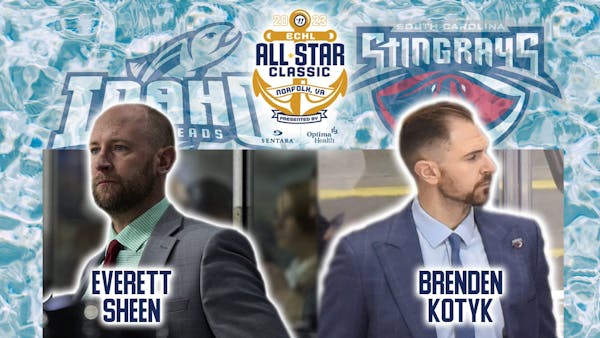 Idaho’s Sheen, South Carolina’s Kotyk named coaches for 2023 Warrior/ECHL All-Star Classic