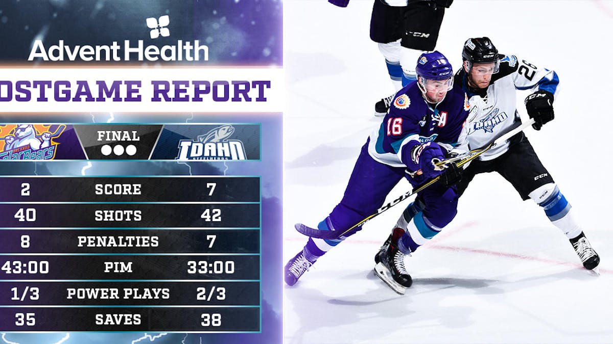Solar Bears drop rubber match to Steelheads