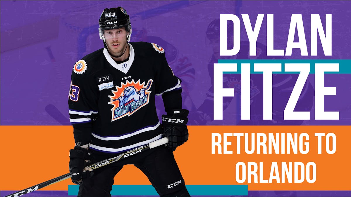 Dylan Fitze returns to Solar Bears for 2019-20