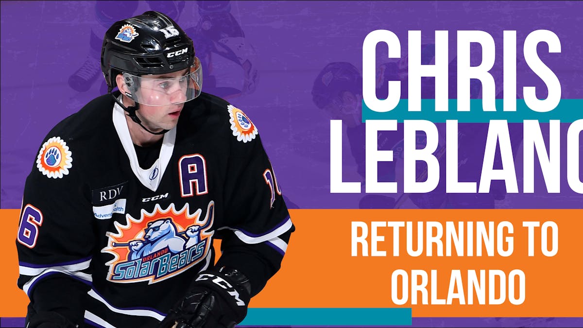Chris LeBlanc back for third season with Solar Bears