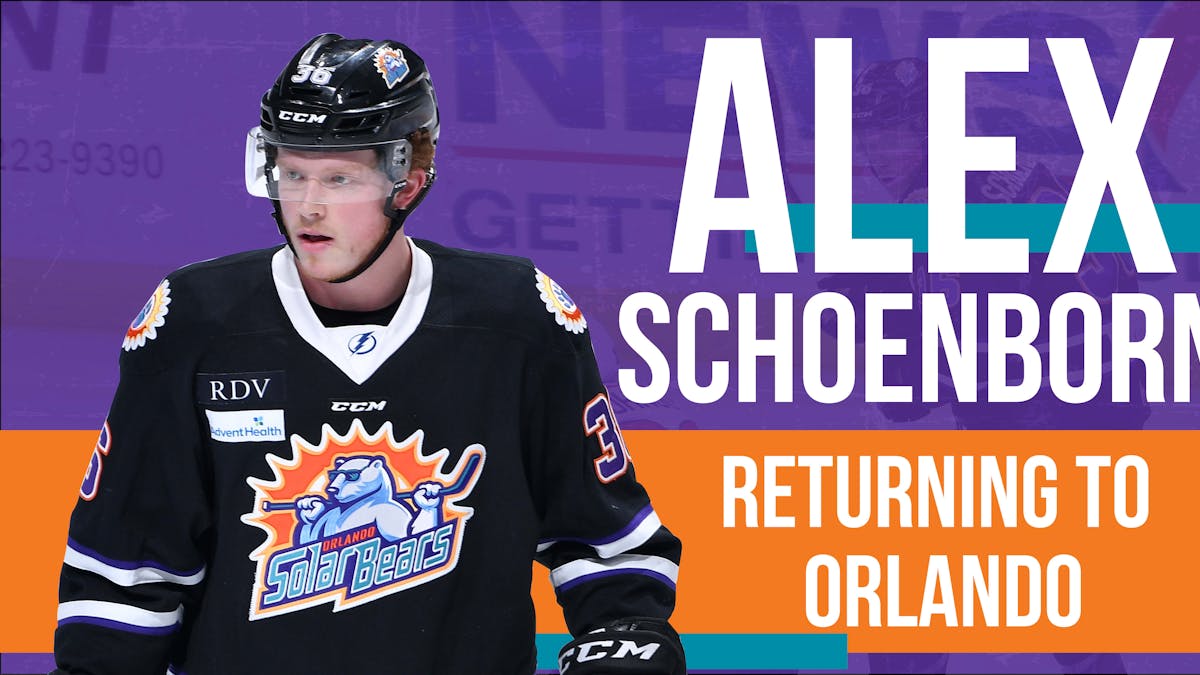 Alex Schoenborn signs with Solar Bears for 2019-20