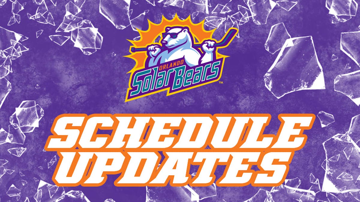 Solar Bears announce third phase of 2020-21 schedule