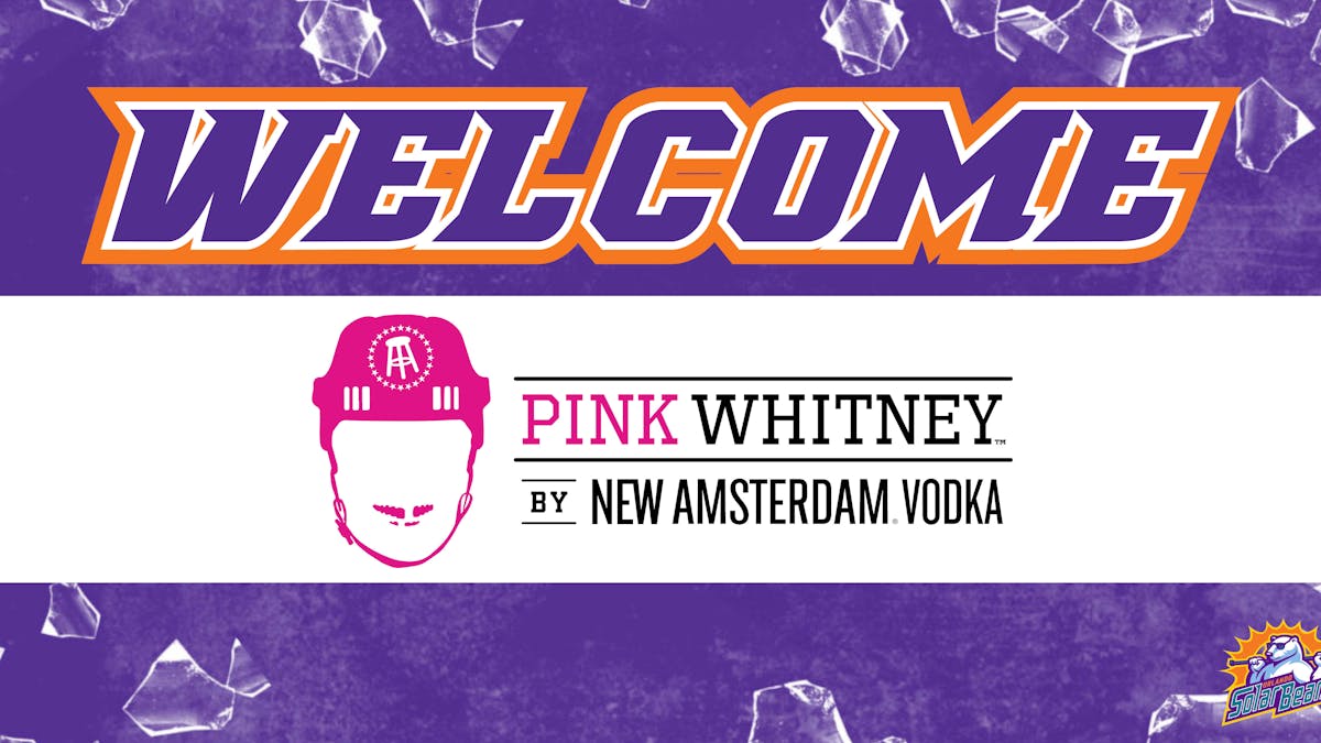 Solar Bears announce partnership with Pink Whitney by New Amsterdam Vodka
