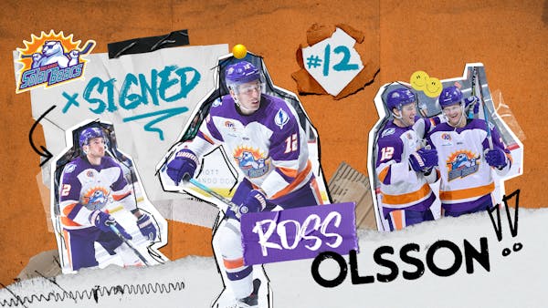 Ross Olsson back with Solar Bears