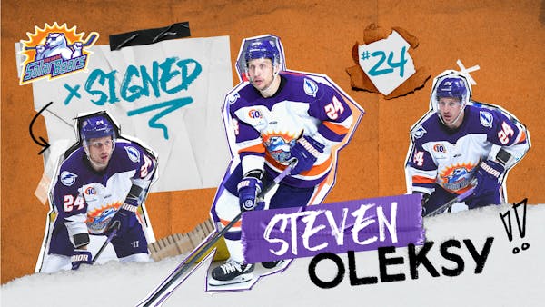 Steven Oleksy returns to Solar Bears