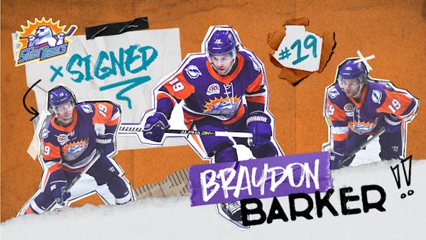 Solar Bears bring back Braydon Barker
