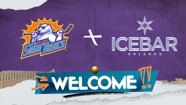 Solar Bears Announce Partnership With ICEBAR Orlando