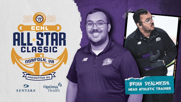 Solar Bears Athletic Trainer Brian DeAlmeida Selected to 2023 Warrior/ECHL All-Star Classic