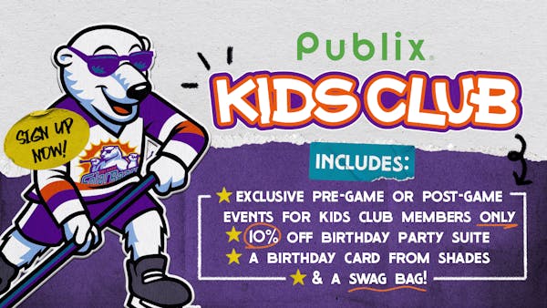 Solar Bears Launch Kids Club Presented by Publix