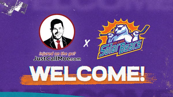 Solar Bears Partner With Just Call Moe Injury and Accident Attorneys for 2023-24 Season