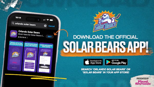 Solar Bears Announce New Mobile App, New Website