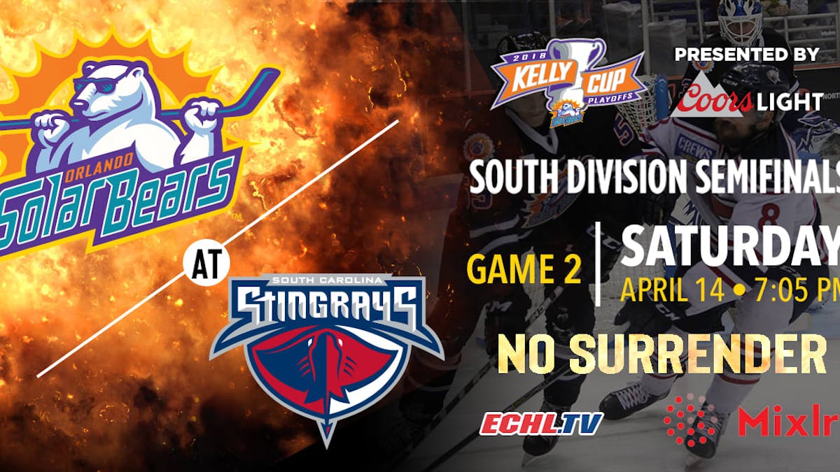 Game Preview: Solar Bears at Stingrays - April 14, 2018