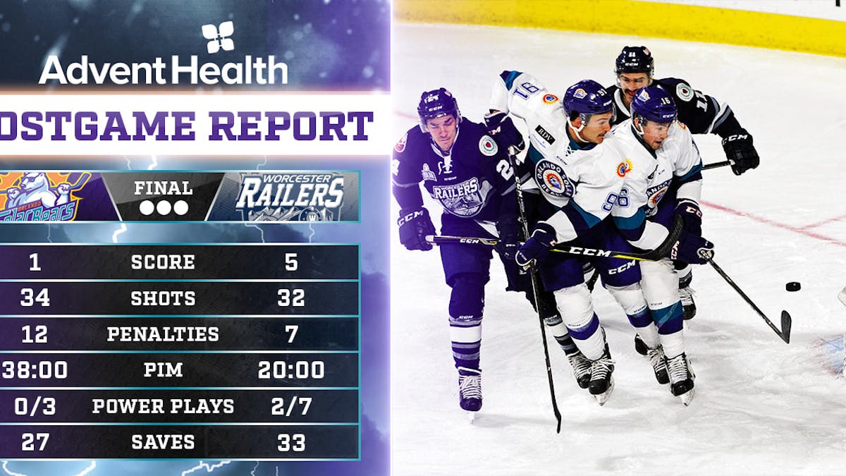 Solar Bears drop 5-1 decision to Railers