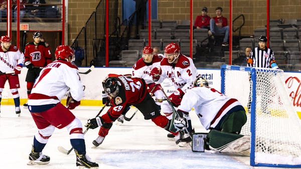 ALLEN BLANKS RUSH BEHIND BARIBEAU’S 26 SAVES