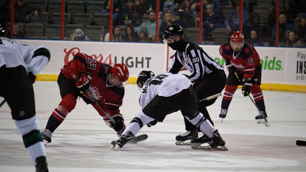 UTAH STRIKES TWICE IN THIRD TO SPLIT WITH RUSH