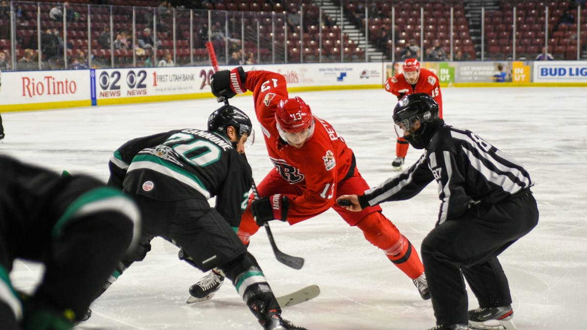 UTAH STRIKES LATE ON POWER PLAY TO SPOIL NEW YEAR’S DAY FOR RUSH