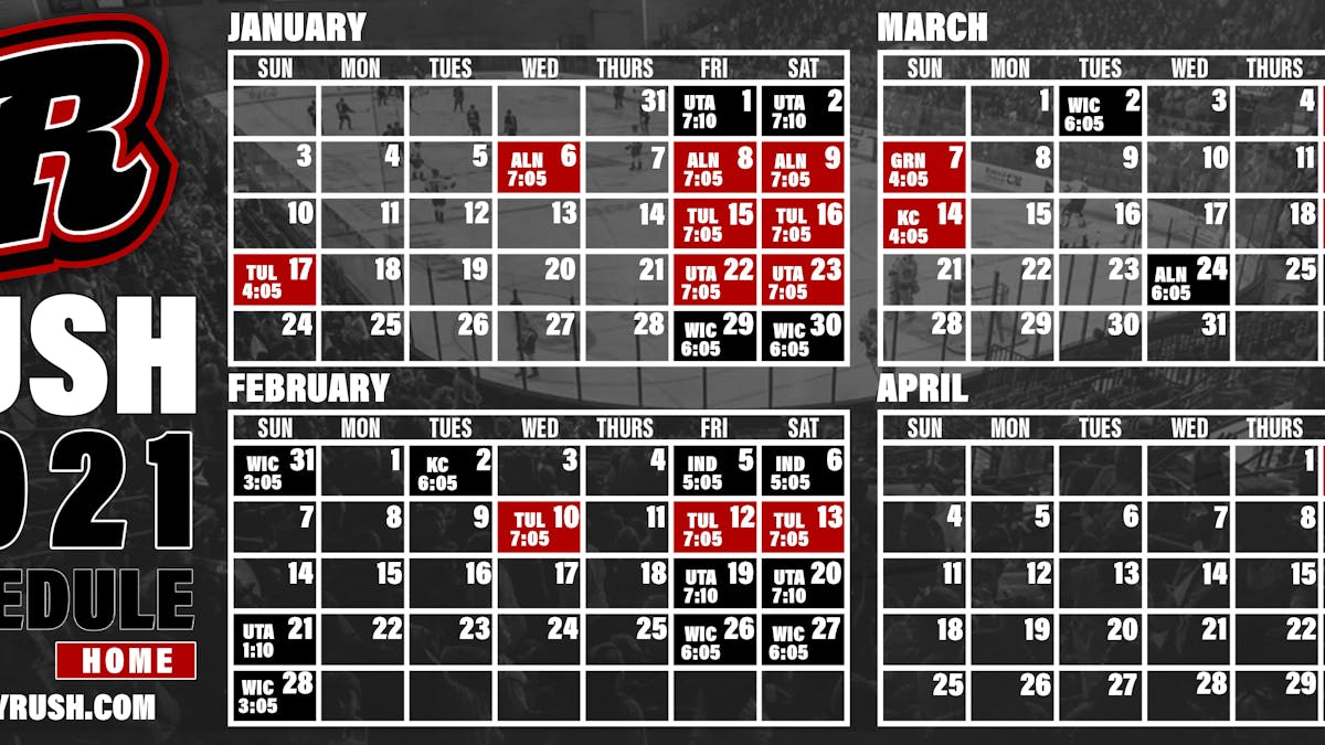 RUSH, ECHL, ANNOUNCES THIRD WAVE OF 2020-21 SEASON SCHEDULE, CONFERENCE ALIGNMENT | Rapid City Rush rush-echl-announces-third-wave-of-2020-21-season-schedule-conference-alignment-rapid-city-rush
