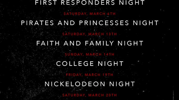 THIRD WAVE OF PROMOTIONAL NIGHTS ANNOUNCED